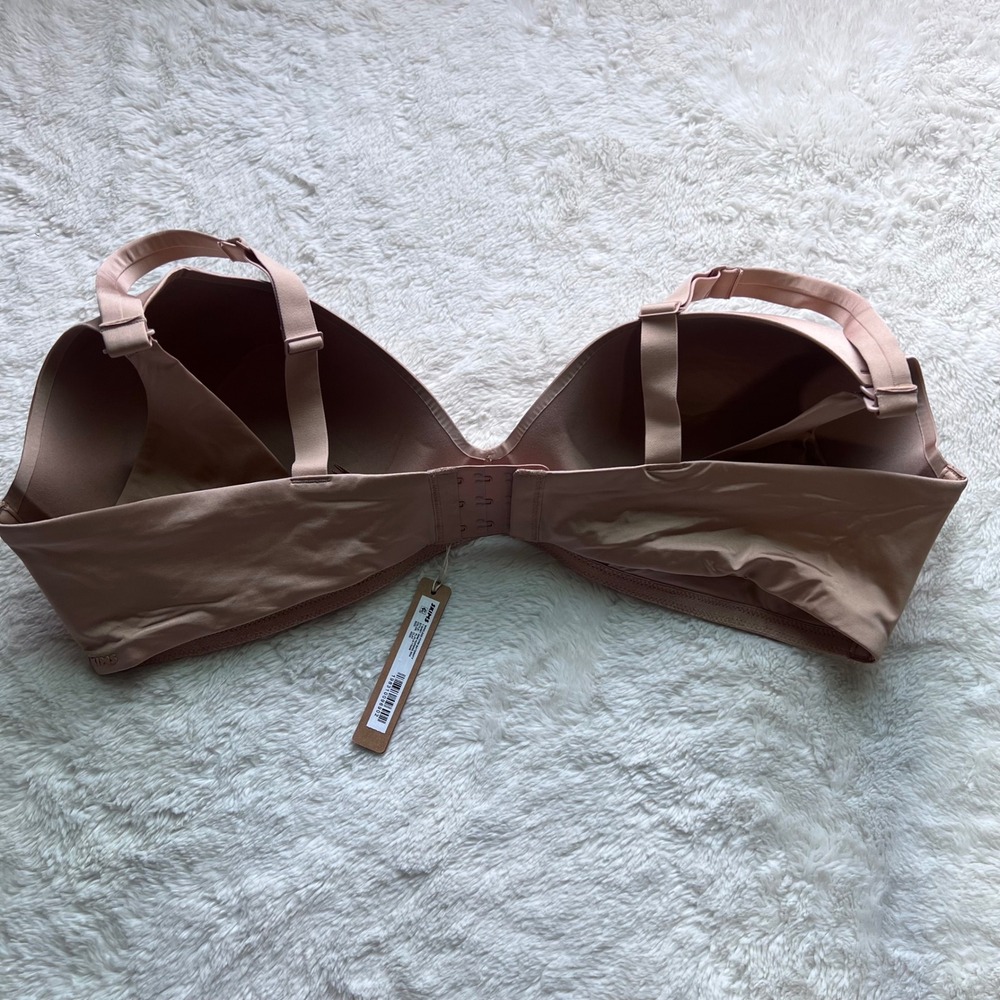 Skims Wireless Form Maternity T-Shirt Demi Nursing Bra Clay PL-PLG-7704W 42DD - Picture 5 of 10